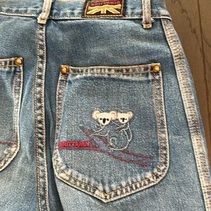 Vintage Brittania Koala Pocket Jeans